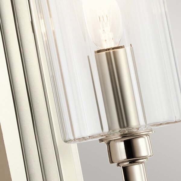 Quintiesse QN-KIMROSE1-PN -Applique KIMROSE 1xE14/40W/230V cromo lucido