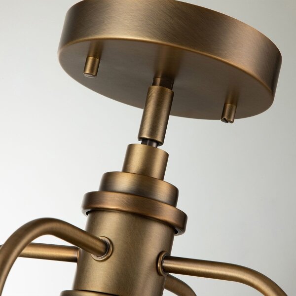 Quintiesse QN-TRIOCENT-P-NBR-Ven. Lampada da esterno su asta TRIOCENT 1xE27/40W/230V IP44 bronzo