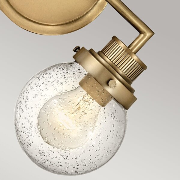 Quintiesse QN-POPPY2-HB-BATH - Applique da bagno POPPY 2xE27/60W/230V IP44 dorata