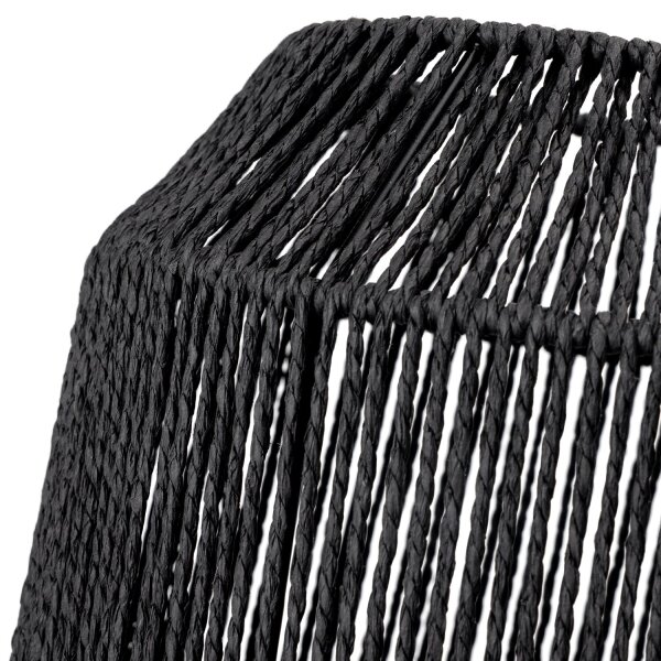 Aigostar - Lampadario a sospensione con filo 1xE27/60W/230V nero