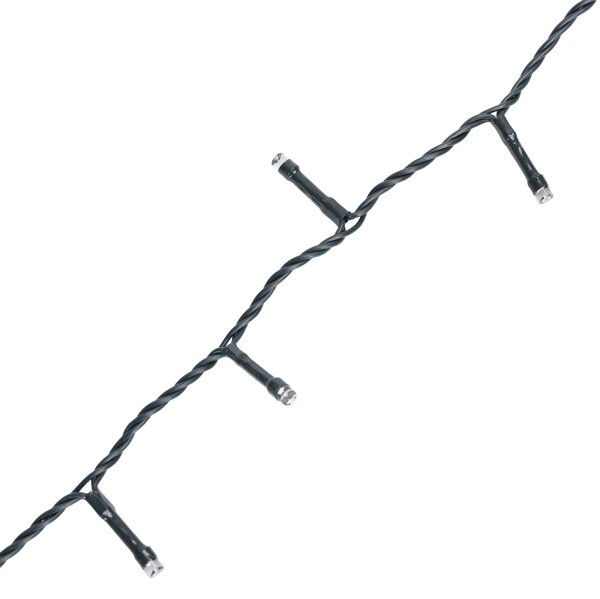 Aigostar - Catena luminosa natalizia da esterno a LED, 500 LED / 8 funzioni, 4xAA, 25,3 m, multicolore