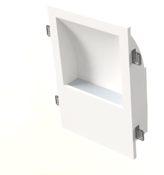 Applique gesso lampadari bartalini atinnas 057 led monoemissione verniciabile - Lampadari Bartalini Gesso