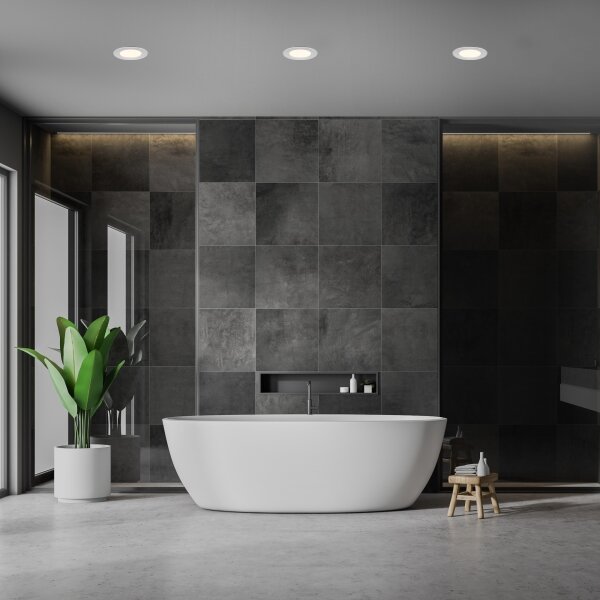 Briloner 7049014 - Plafoniera LED da incasso per bagno 6W/230V IP44 cromo opaco