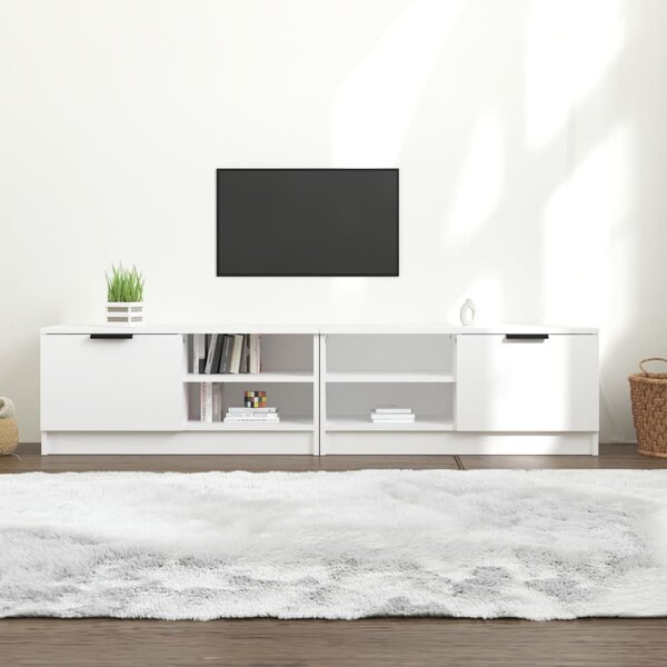 vidaXL Mobile per TV Grigio Cemento 140x35x40cm Legno Multistrato