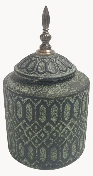Vaso in ceramica con coperchio Florence, alt. 31 cm