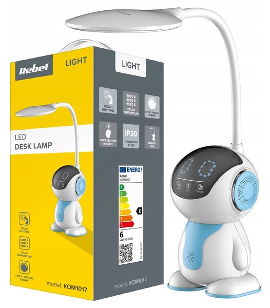 Lampada da tavolo LED 80 touch robot IP20