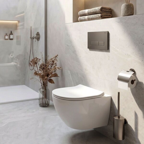 Pulsante per supporto set da incasso WC Rea HD K011A-Q e Slim 024N Titan