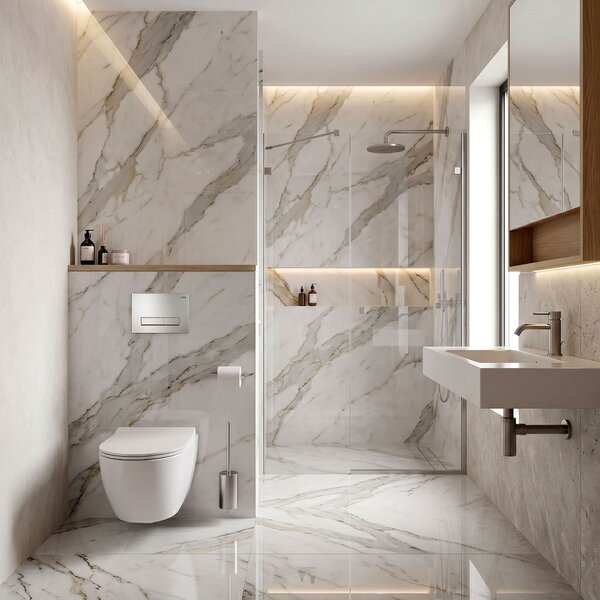Pulsante per supporto set da incasso WC Rea HD K011A-Q and Slim 024N Satin