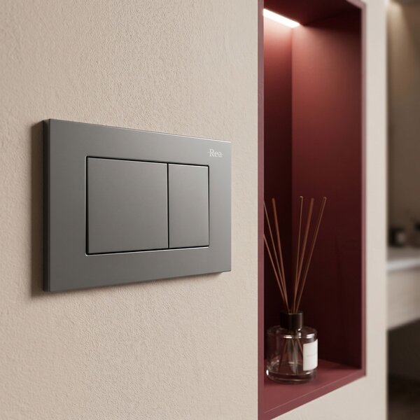 Pulsante per supporto set da incasso WC Rea J K011A-Q e Slim 024N Titan