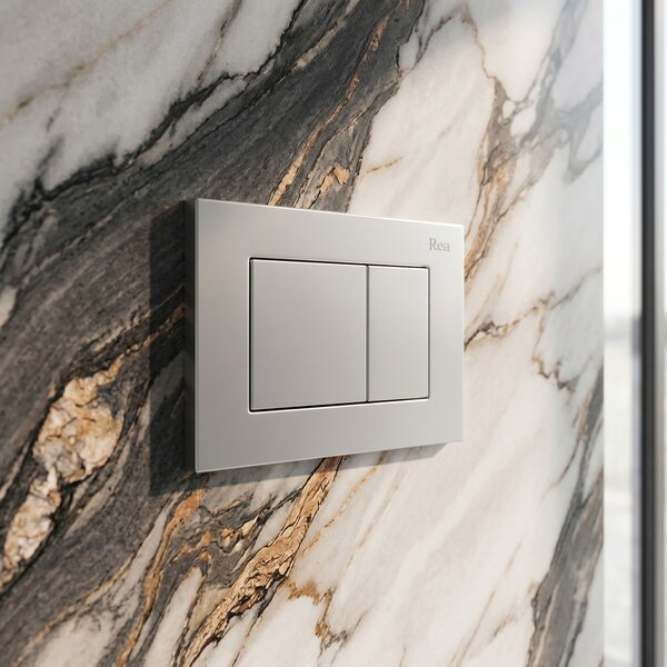 Pulsante per supporto set da incasso WC Rea J K011A-Q e Slim 024N Satin