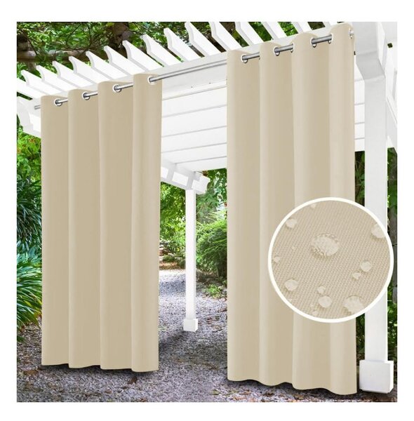 Tenda da giardino su anelli sulla terrazza MIG017 sabbia