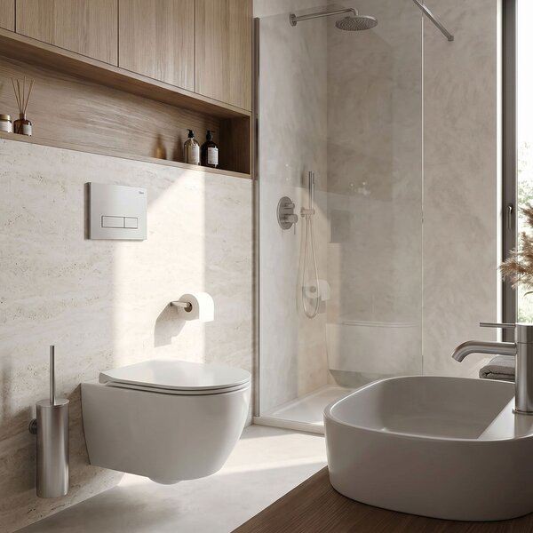 Pulsante per supporto set da incasso WC Rea HD K011A-Q and Slim 024N Satin