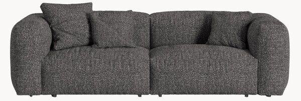 Divano componibile 3 posti in bouclé Martina, larg. 244 cm