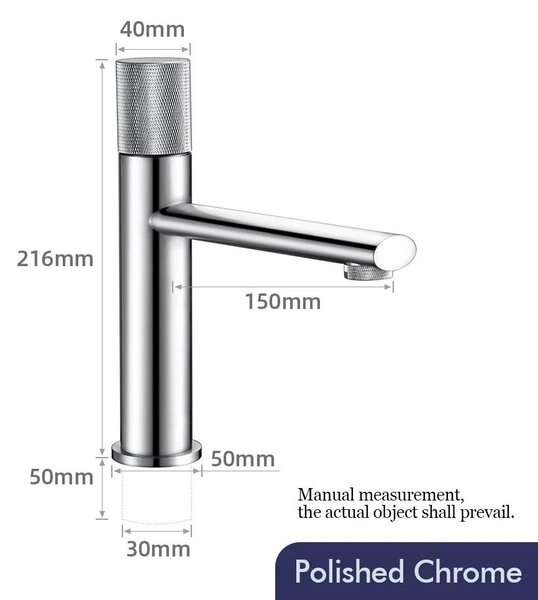 Miscelatore monocomando per lavabo con finitura a coste, rubinetto monoblocco per bagno, miscelatore monocomando con controllo dell'acqua calda e fredda, cartuccia in Vetroceramica, attacco G3/8, finitura cromata lucida