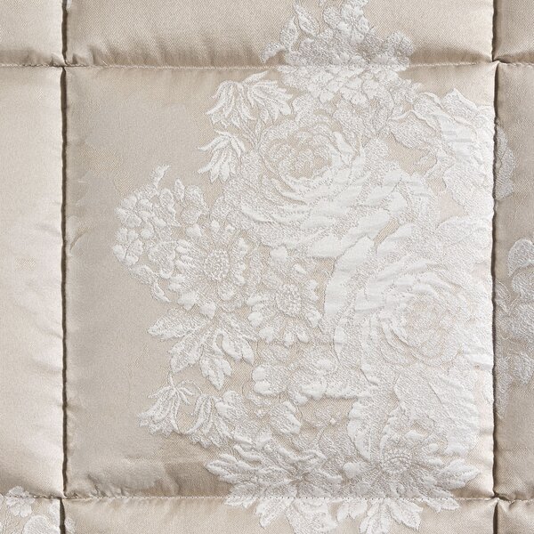 Trapunta MATRIMONIALE Gloria GHIACCIO Raso Jacquard Caleffi