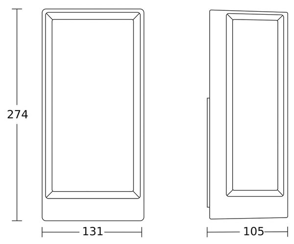 Lampade da esterno STEINEL, L 42 C Bluetooth, Nero, Metallo
