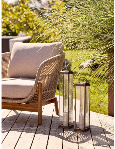 Lanterna in metallo/in vetro (altezza totale 49 cm) Herslev – House Nordic