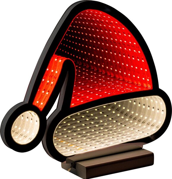 FHS illuminazione natalizia LED Cappello di Babbo Natale 84 SMD LED