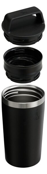 Tazza termica nera in acciaio inox 350 ml Café-To-Go Travel Mug Black 2.0 – Stanley