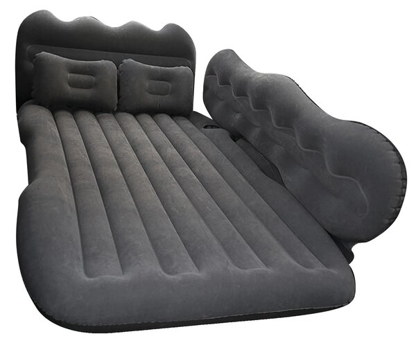 Materasso gonfiabile, in PVC e velluto, dimensioni 135 x 90 cm, compatibile con camion e SUV, sopporta fino a 300 kg, materiali atossici e inodori