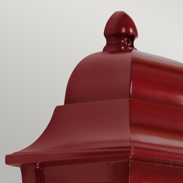 Lampade da esterno Elstead, Deco Lane, dimmerabile, Rosso, Terrazza, Alluminio, Marittimo
