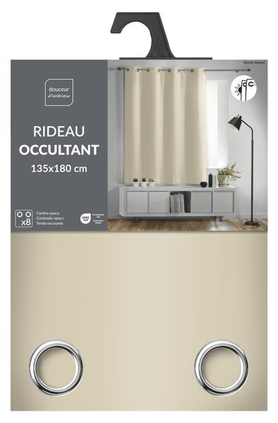 Tenda oscurante beige 135x180 cm Occult – douceur d'intérieur