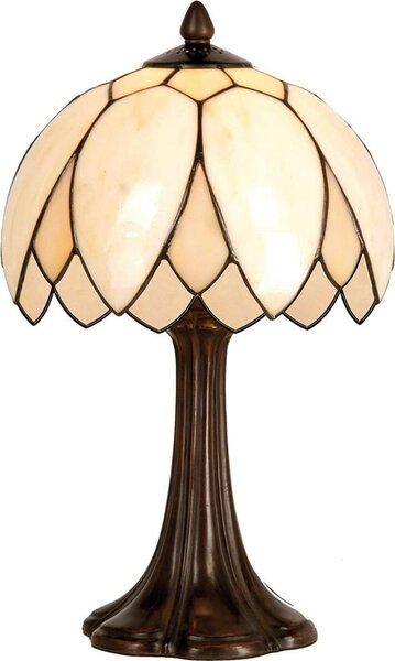 Lampada da tavolo Tiffany Clayre & Eef Ø 25x42 cm Vetro beige marrone