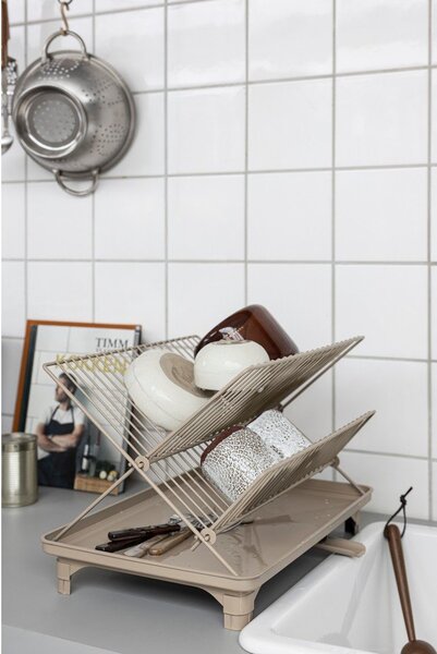 Scolapiatti a due piani beige 42x29 cm Dry-It – Mette Ditmer Denmark
