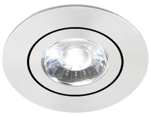 Faretto da incasso a LED 350 mA 3000 K in alluminio opaco - Downlight / Spot / Floodlight 1x6 W 12321253