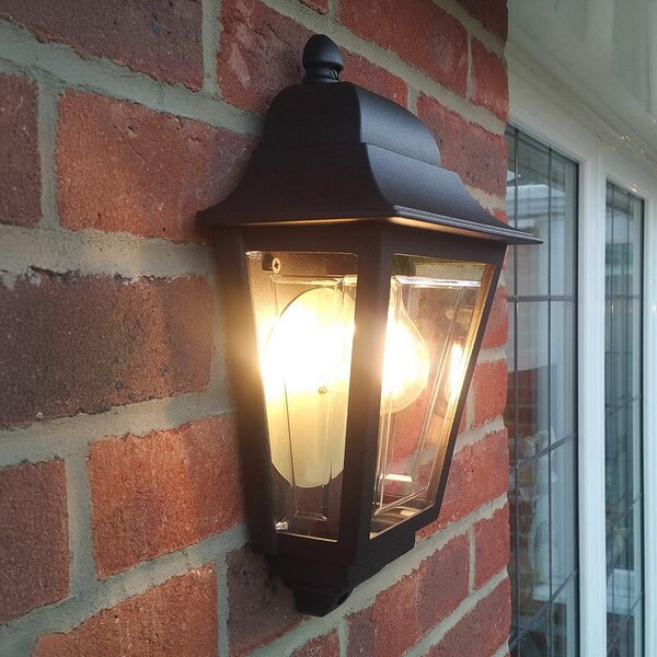 Lampade da esterno Elstead, Deco Lane, dimmerabile, Nero, Terrazza, Alluminio, Marittimo