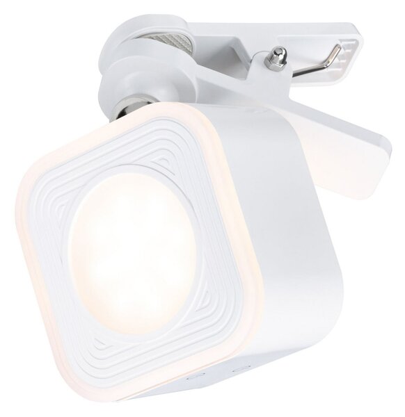 Lampade da tavolo Paulmann, Varia, dimmerabile, Bianco, Camera da letto, Plastica, Moderno