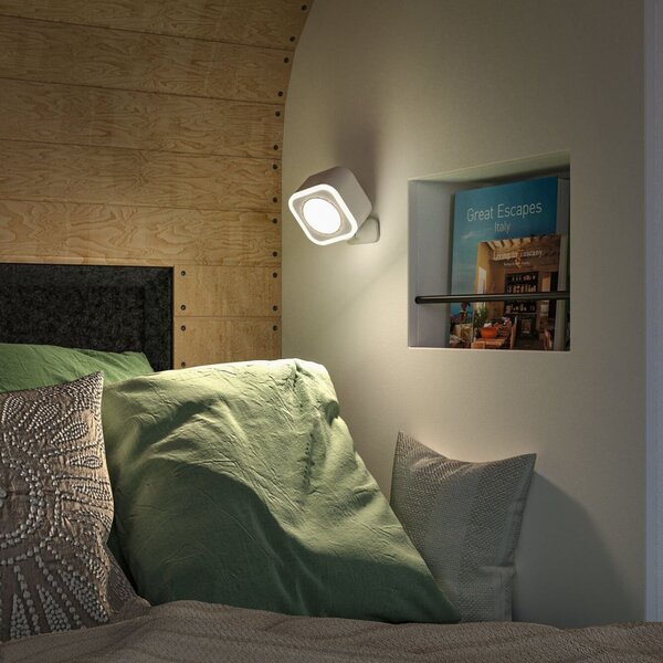 Lampade da tavolo Paulmann, Varia, dimmerabile, Bianco, Camera da letto, Plastica, Moderno
