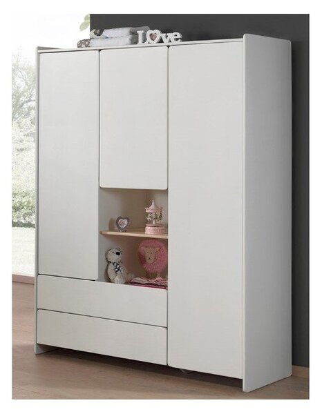 Armadio per bambini bianco , 137,8 x 190 cm Kiddy - Vipack