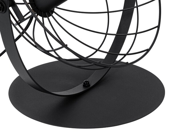 Lampada da tavolo industriale nera regolabile - Hanze