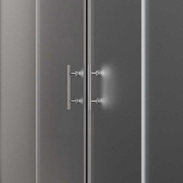 Kamalu cabina doccia 70x170 cm scorrevole vetro satinato + fisso | kf6000s