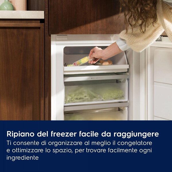 Electrolux Frigorifero da Incasso Combinato 271 Litri Classe E Low Frost - KNA6LE18T
