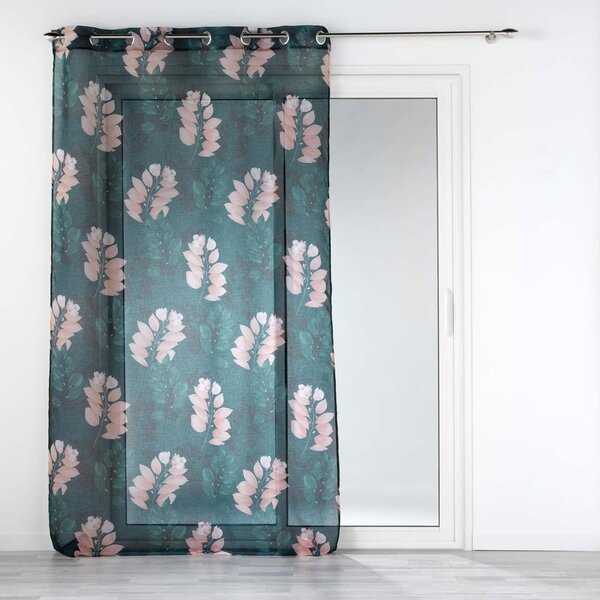 Tenda in voile verde scuro 140x280 cm Belline - douceur d'intérieur