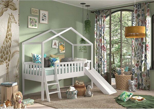 Casa bianca/letto per bambini 90x200 cm Dallas - Vipack