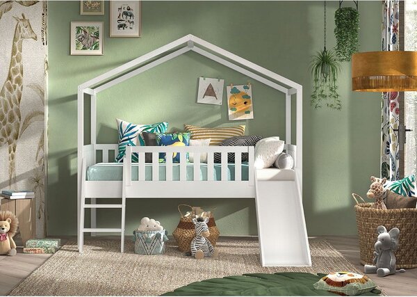 Casa bianca/letto per bambini 90x200 cm Dallas - Vipack