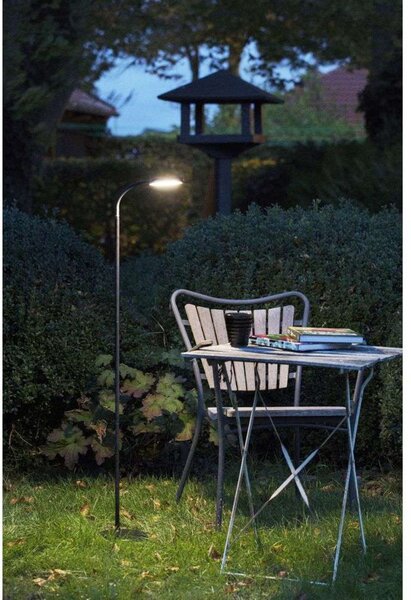 Lampada da terra Halo Design, dimmerabile, Nero, Soggiorno, Plastica