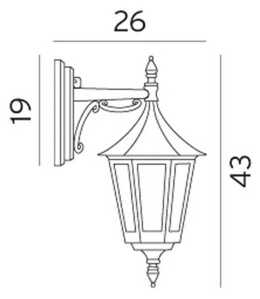 Lampade da esterno Norlys, Nero, Terrazza, Alluminio