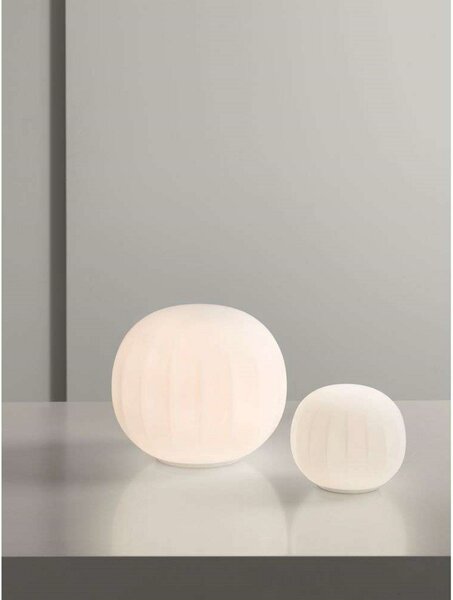 Lampade da tavolo Luceplan, dimmerabile, Bianco, Soggiorno, Vetro