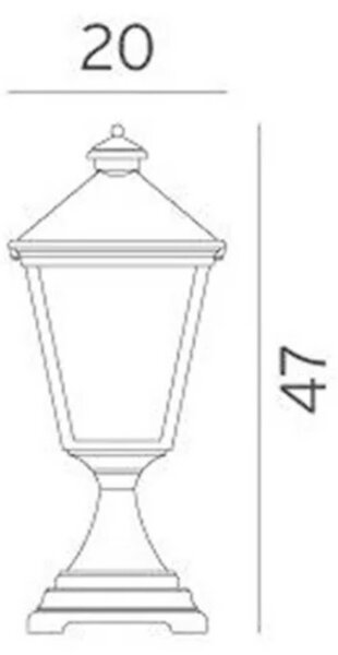 Lampade da esterno Norlys, Nero, Terrazza, Alluminio