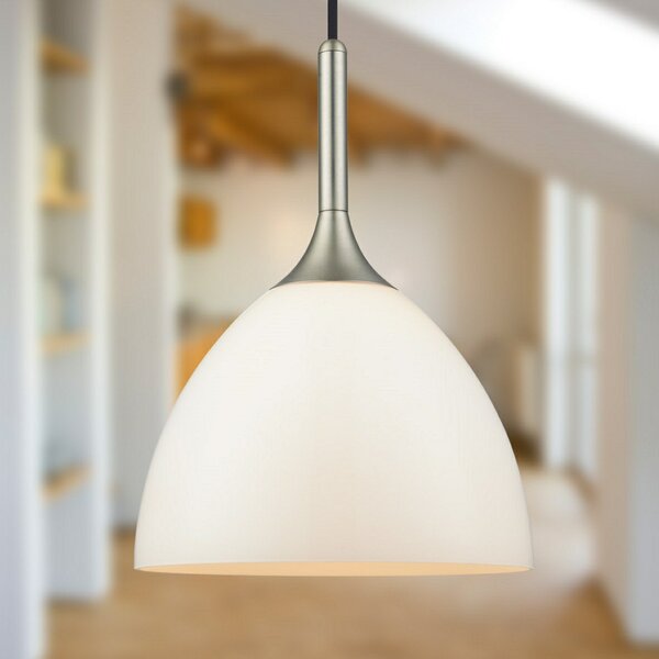 Lampada a sospensione Halo Design, Bianco, Sala da pranzo, Metallo