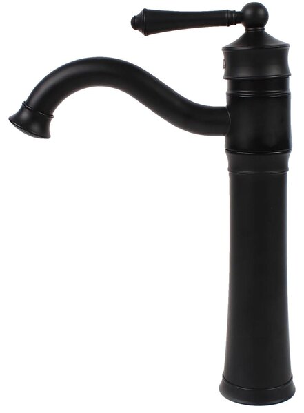 Rubinetto per lavabo, monocomando a vista, , nero