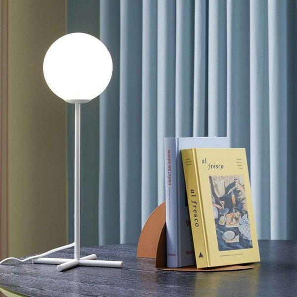 Lampade da tavolo Hübsch, Bianco, Soggiorno, Vetro