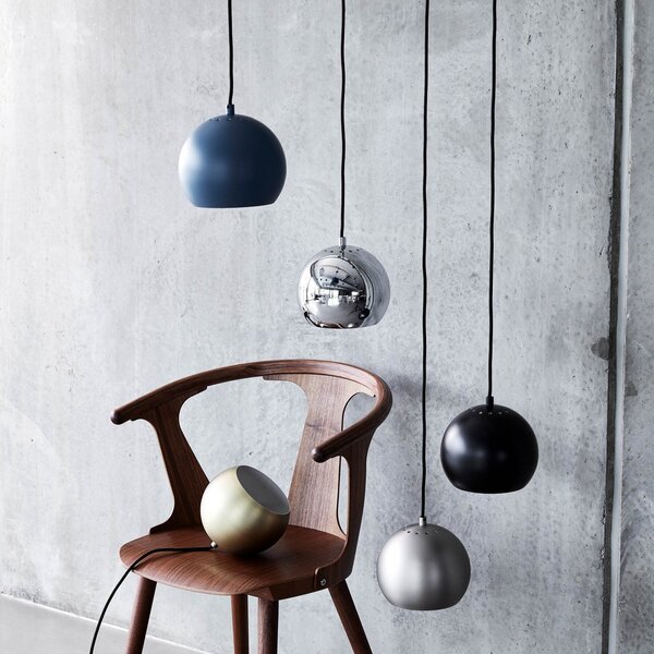Lampada a sospensione FRANDSEN, Ball, dimmerabile, Grigio, Soggiorno, Metallo, Design