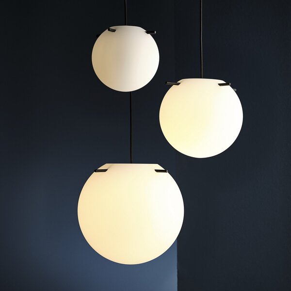 Lampada a sospensione FRANDSEN, Koi, dimmerabile, Bianco, Soggiorno, Vetro, Design