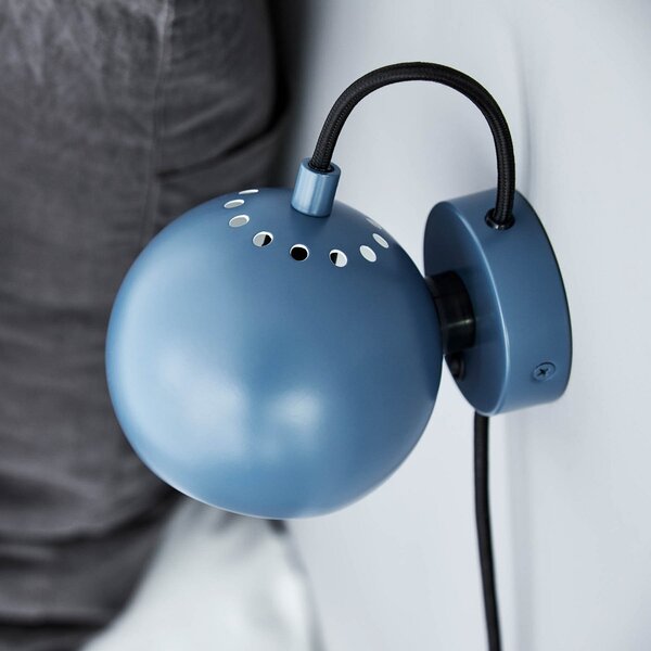 Applique da parete FRANDSEN, Ball Magnet, Blu, Soggiorno, Metallo, Design