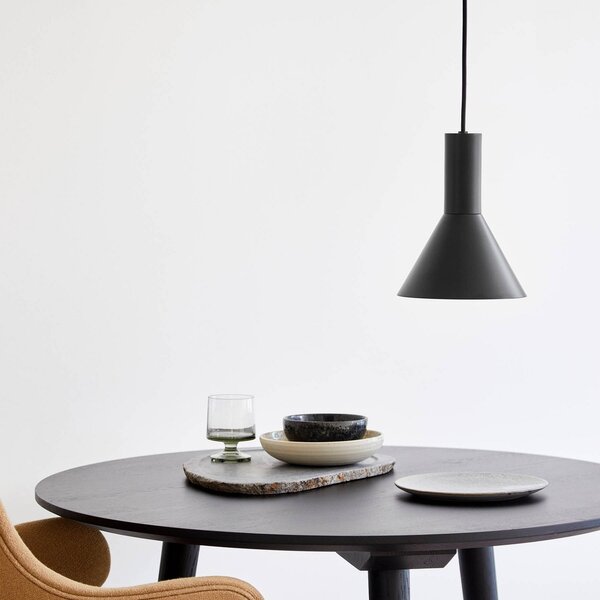 Lampada a sospensione FRANDSEN, Lyss, dimmerabile, Nero, Soggiorno, Metallo, Design